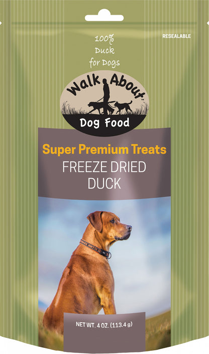 Walkabout Freeze Dried Dog Treats - Duck