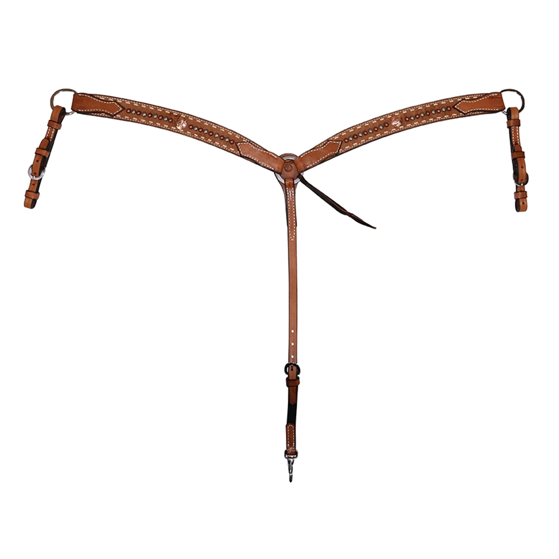 Reinsman Rough Out Stitched Contour 1 1/2" Breast Collar