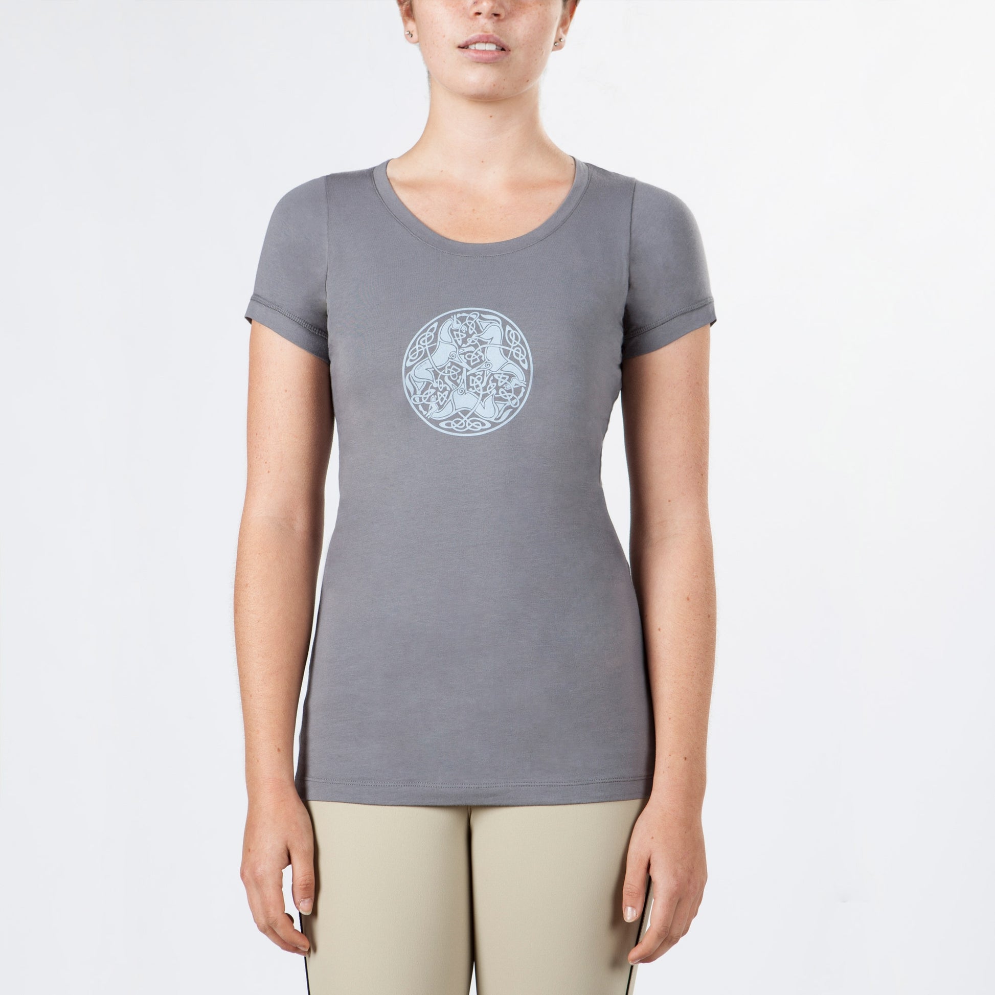 Irideon Ladies Celtic Horse Circle Tee