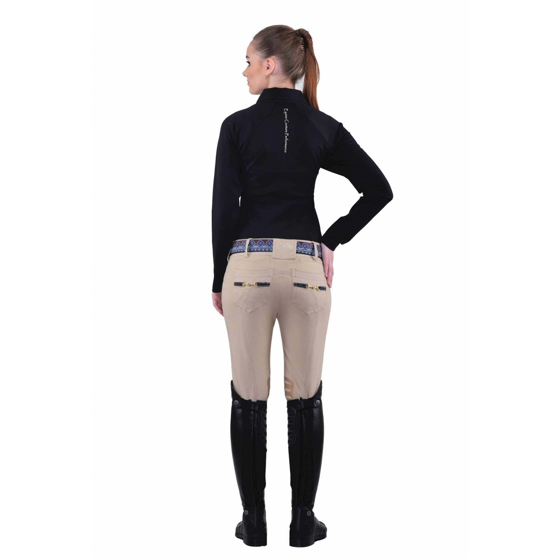Equine Couture Ladies Sophie Knee Patch Breeches