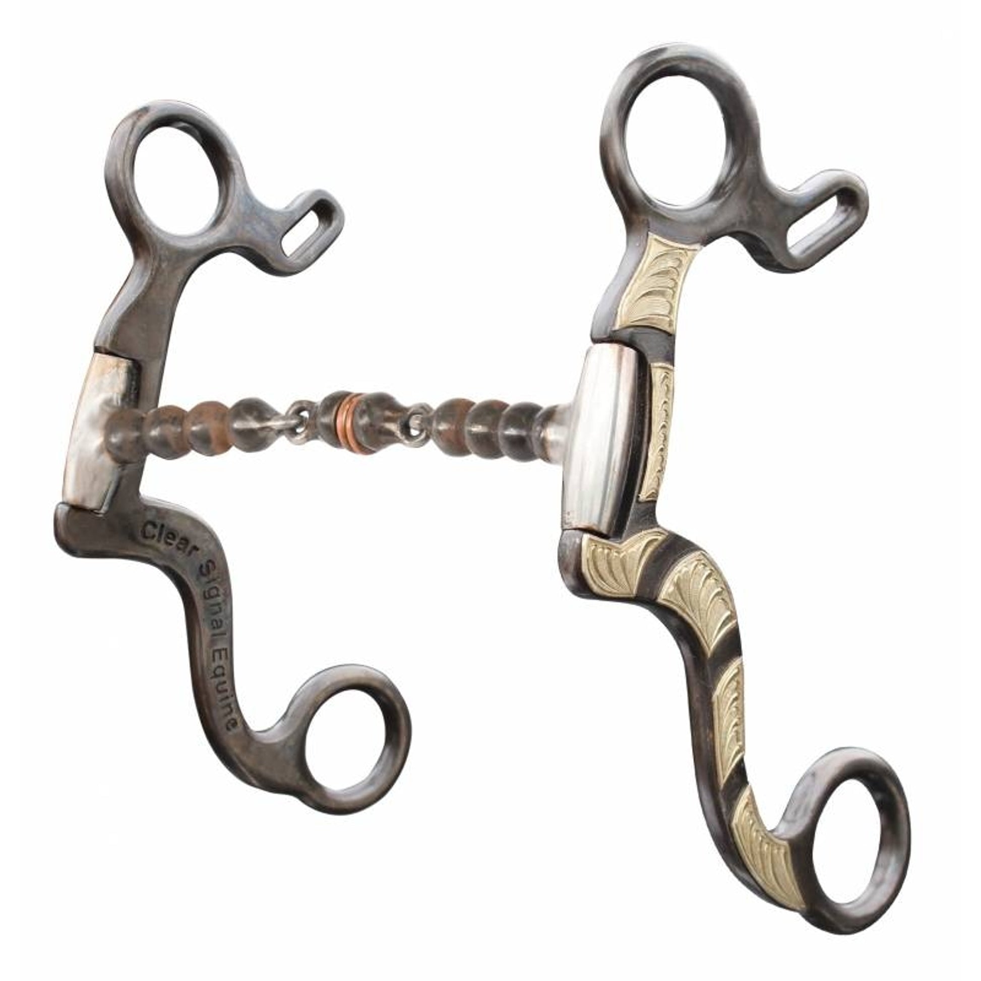 Professional's Choice Clear Signal Equine Deluxe Shank Snaffle