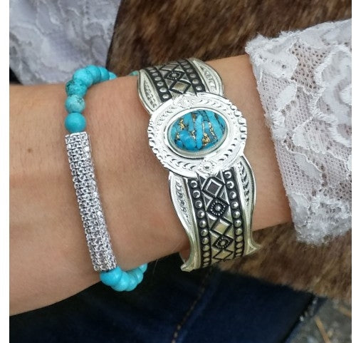 Montana Silversmiths Phases Of The World Cuff Bracelet