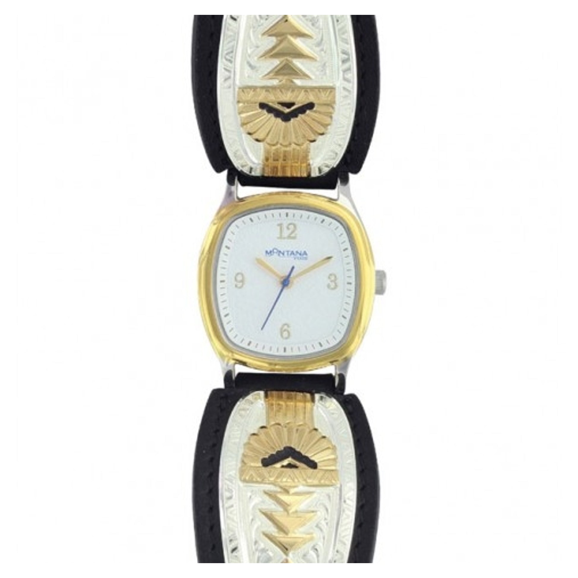 Montana Silversmiths Southern Rays Of Light Leather Band Watch