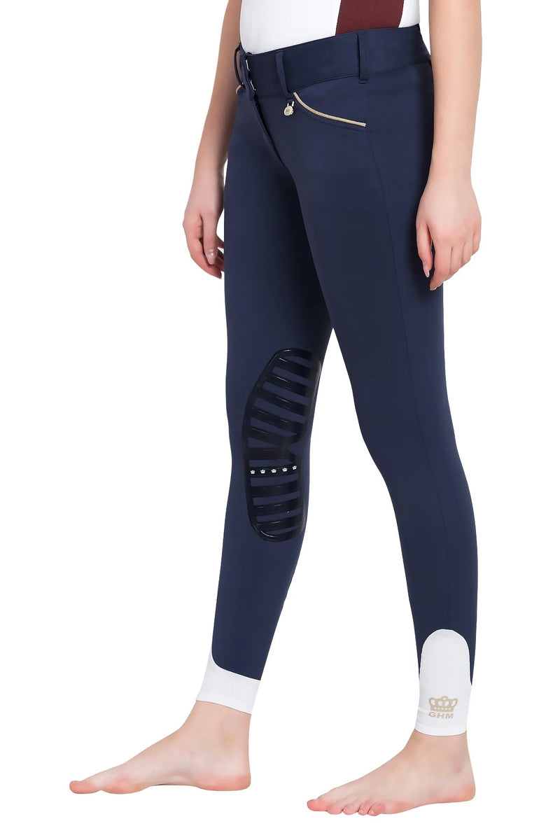 George Morris Ladies Add Back Knee Patch Breeches