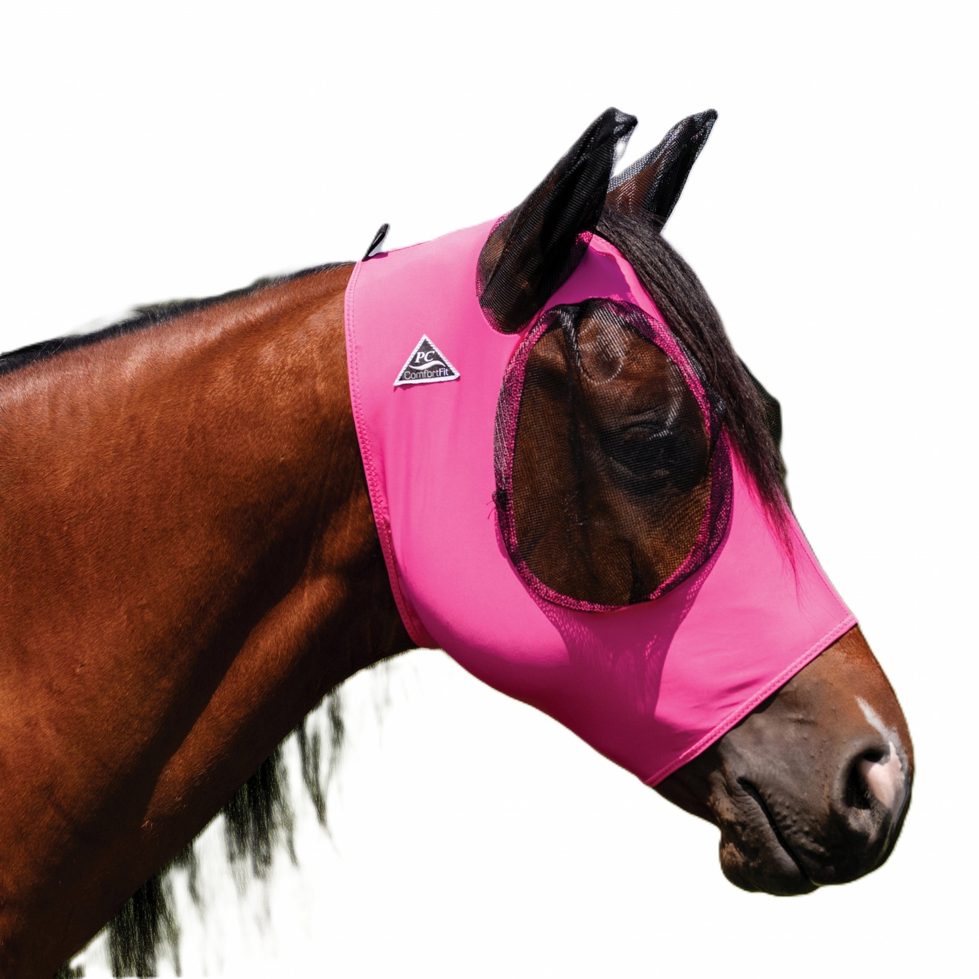 Prof Choice Comfort Fit Lycra Fly Mask - Solid