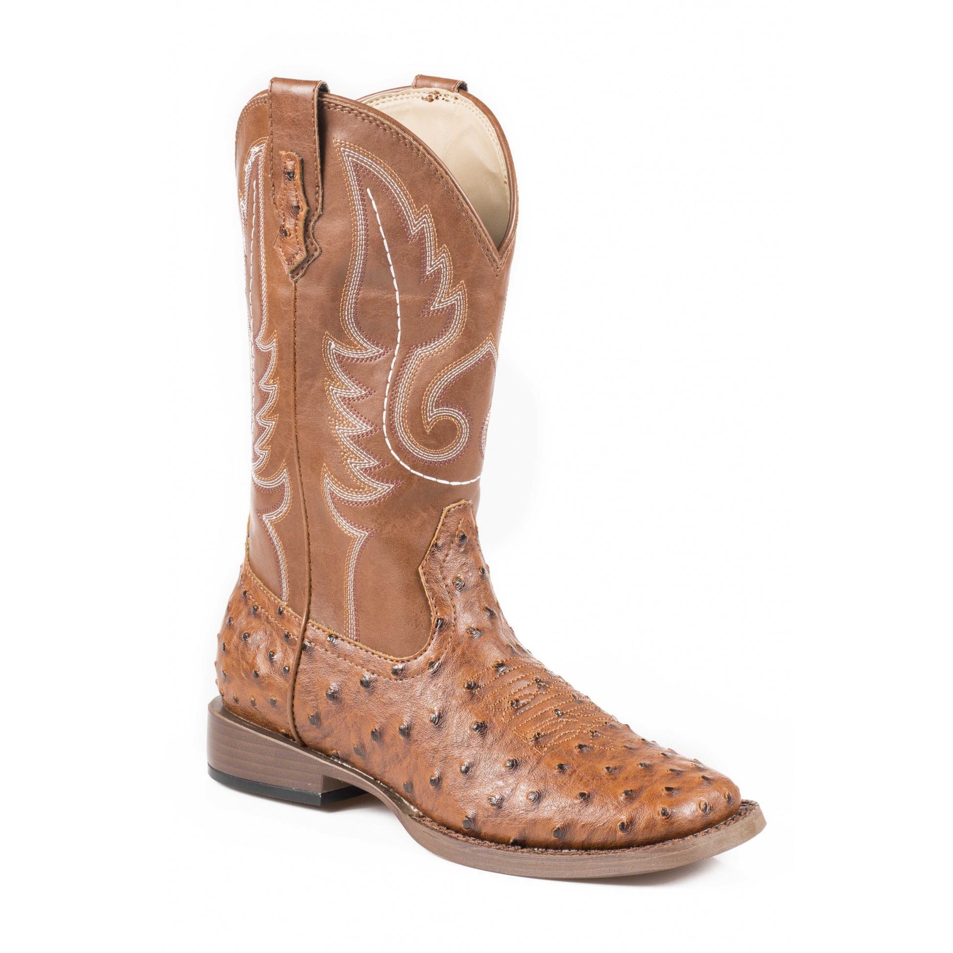 Roper Mens Bumps Square Toe Western Boots