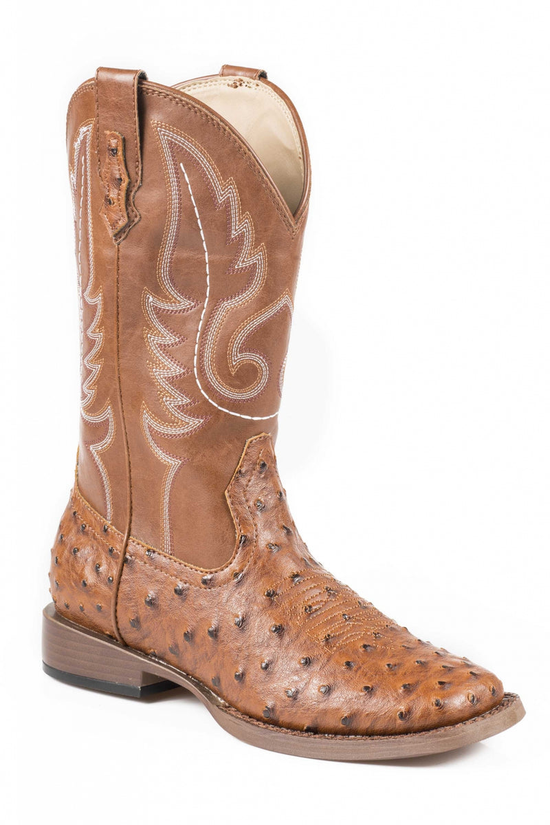 Roper Mens Bumps Square Toe Western Boots