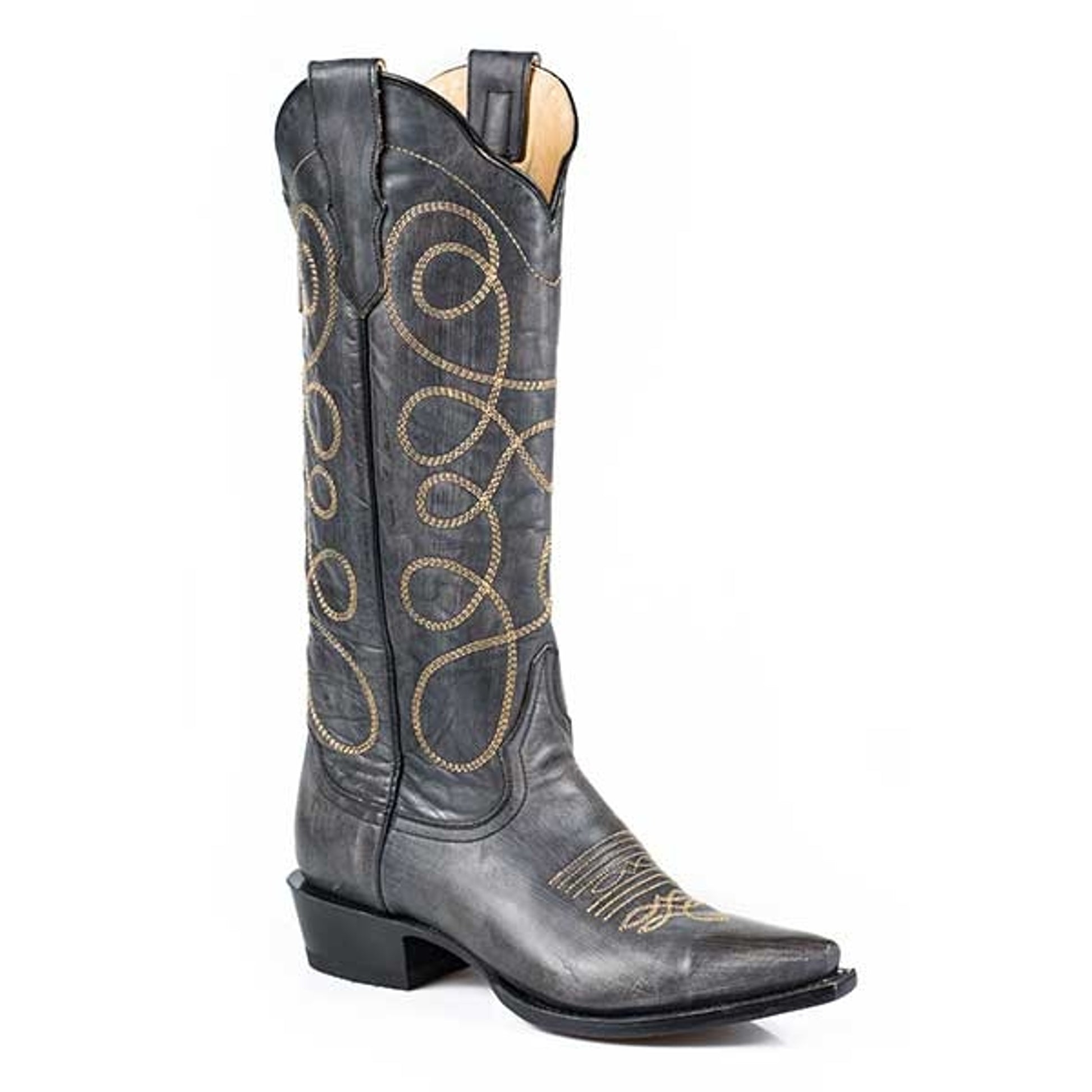 Stetson Ladies Abigail Fashion Snip Toe Cowgirl Boots