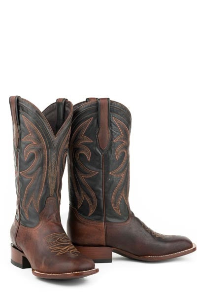 Stetson Mens Cody Square Toe Cowboy Boots