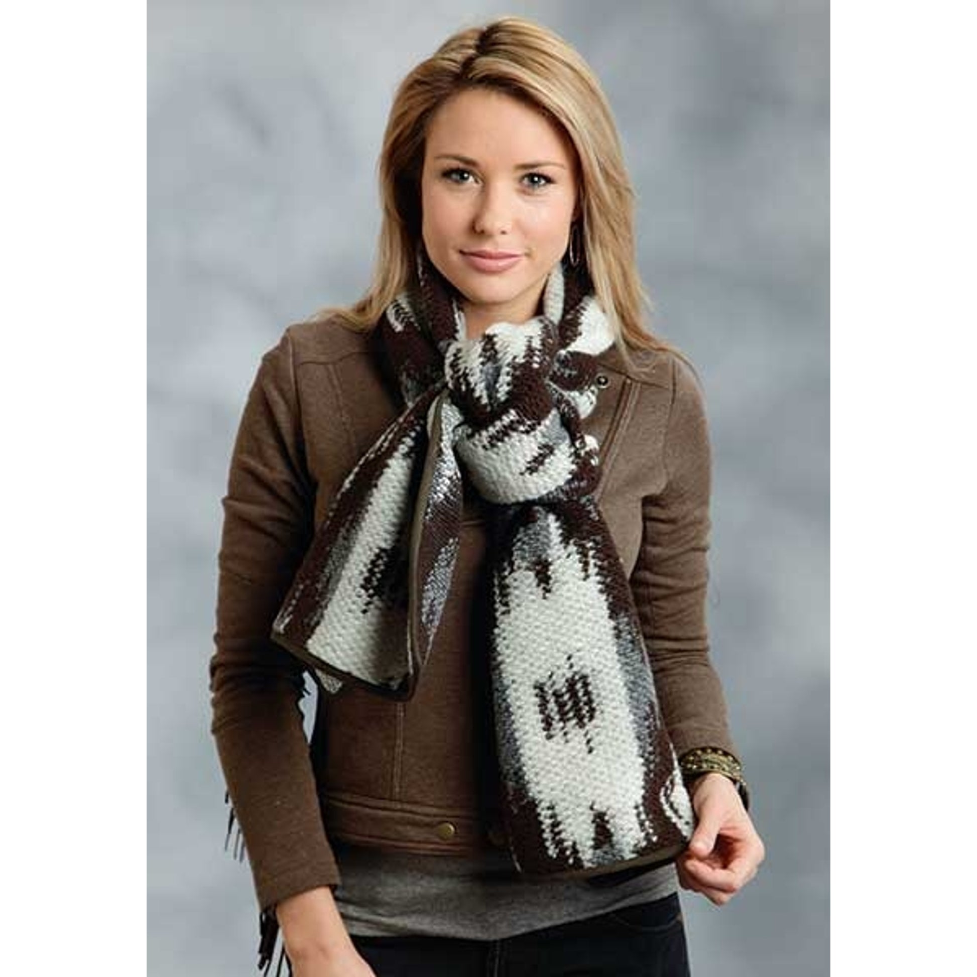 Stetson Ladies Fall I Aztec Large Knit Scarf