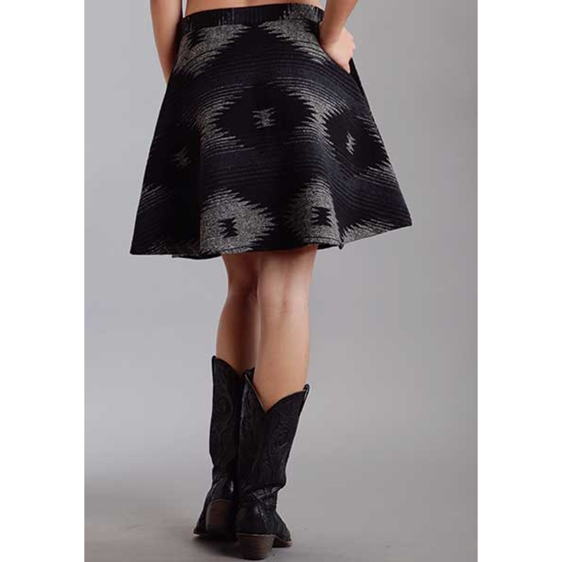 Stetson Ladies Fall I Aztec Wool Blend Skater Skirt