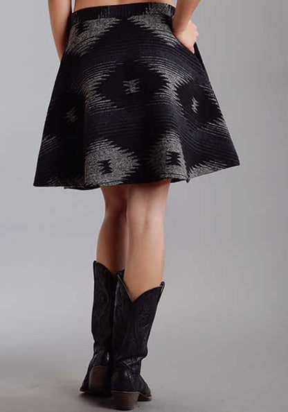 Stetson Ladies Fall I Aztec Wool Blend Skater Skirt