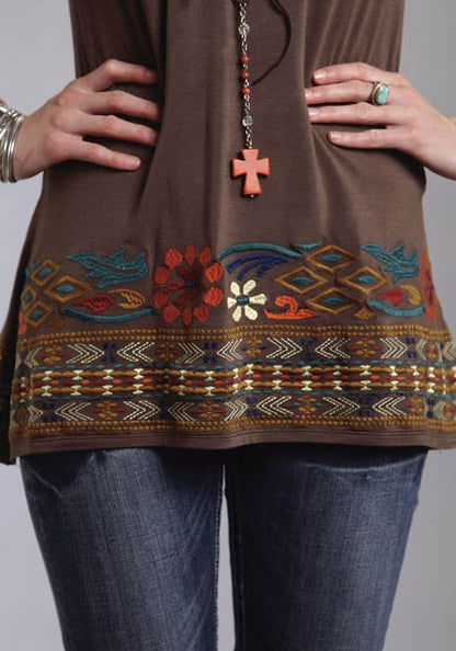 Stetson Ladies Fall I Rayon Spandex Jersey Peasant Top