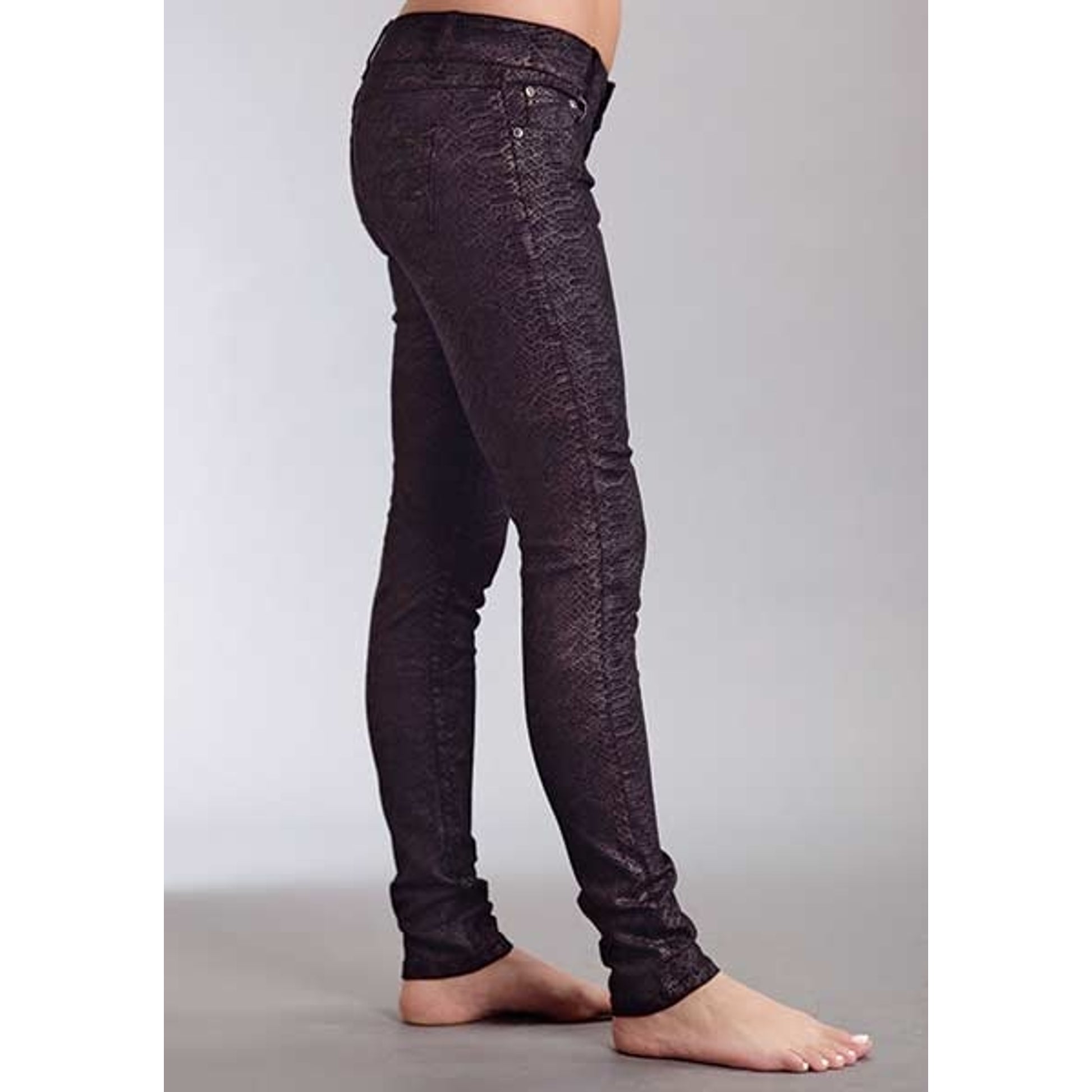 Stetson Ladies Fall II Snake Print Denim Narrow Leg Jeans