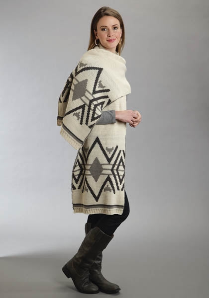Stetson Ladies Fall III Aztec Pattern Intarsia Scarf