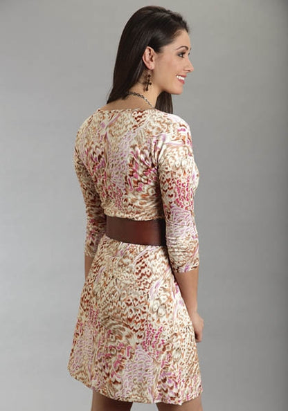 Stetson Ladies Fall/Winter I Feather Printed Burnout Dress