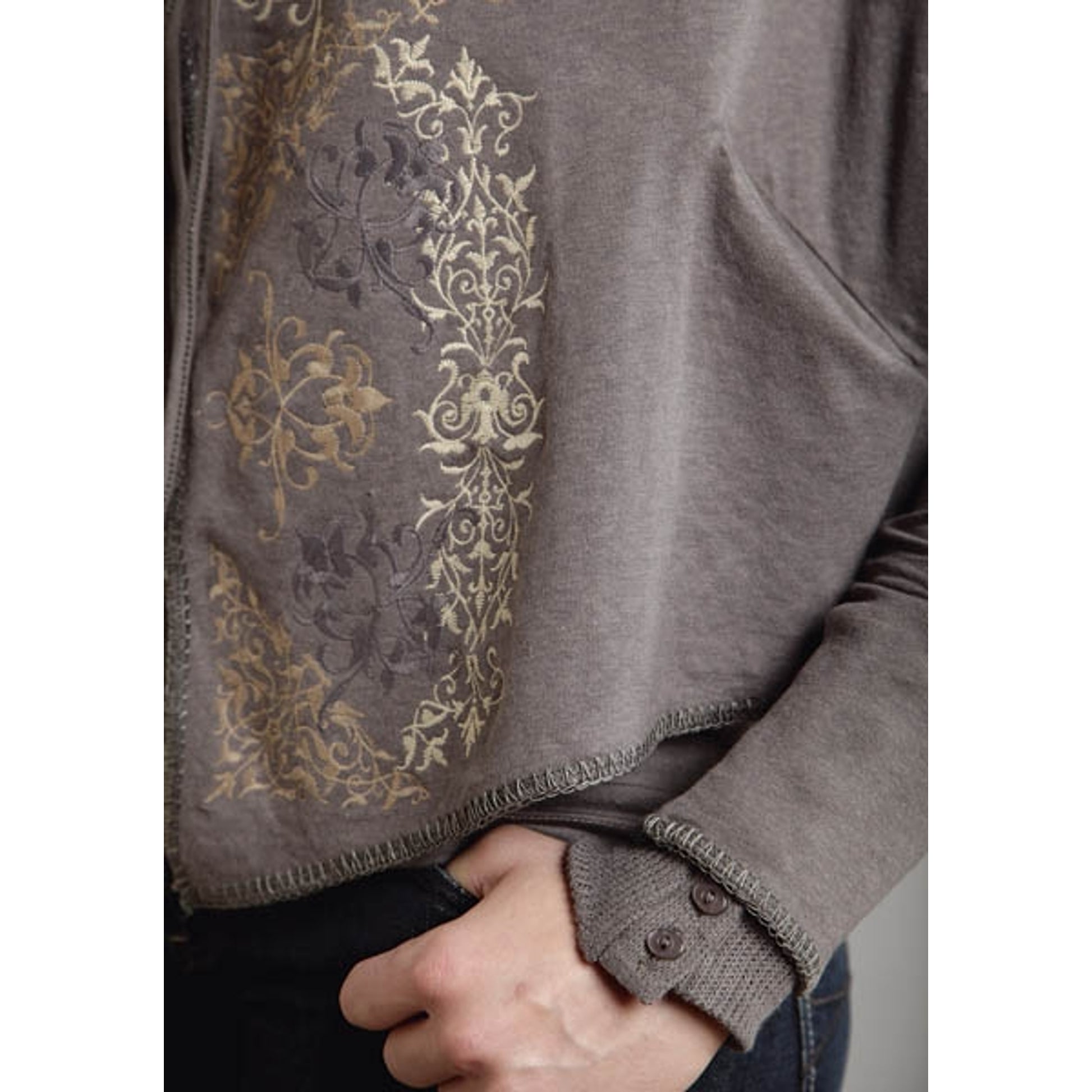 Stetson Ladies Fall/Winter III Sweater Jersery Hooded Cardigan