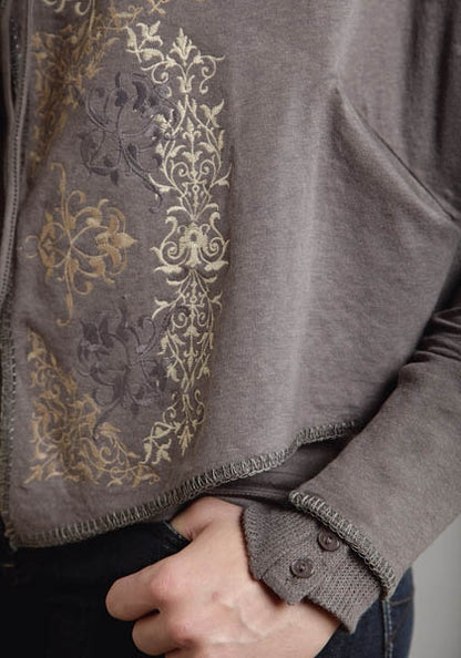Stetson Ladies Fall/Winter III Sweater Jersery Hooded Cardigan