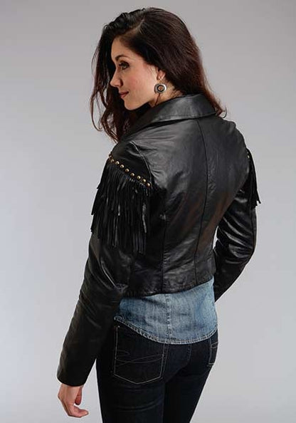 Stetson Ladies Fringed Soft Leather Jacket