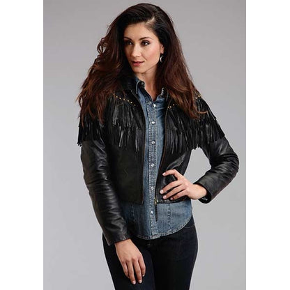 Stetson Ladies Fringed Soft Leather Jacket
