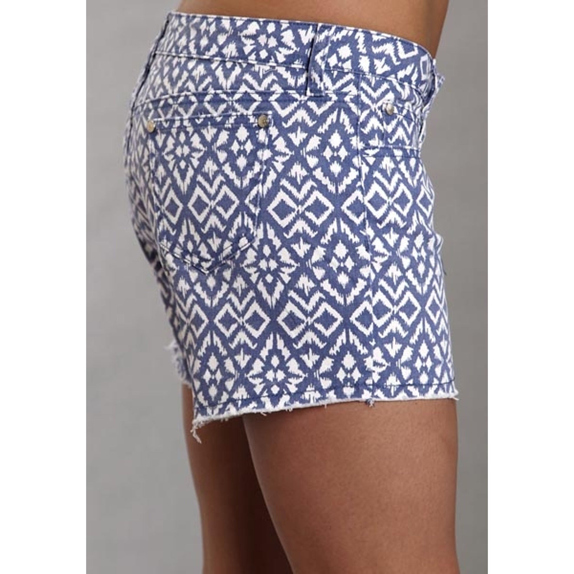 Stetson Ladies Spring II Aztec Printed Denim Shorts