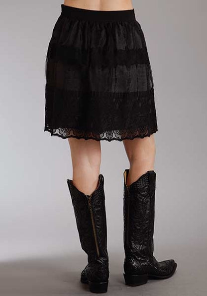 Stetson Ladies Spring II Organza Skirt - Black