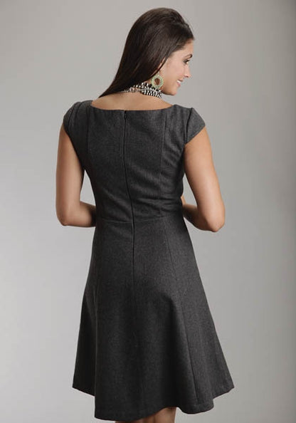 Stetson Ladies Winter II Wool Blend Cap Sleeve Dress