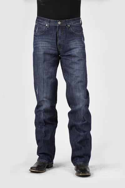 Stetson Mens 1312 Fit 5 Pocket Style Deco Stitch With V Shape Jeans