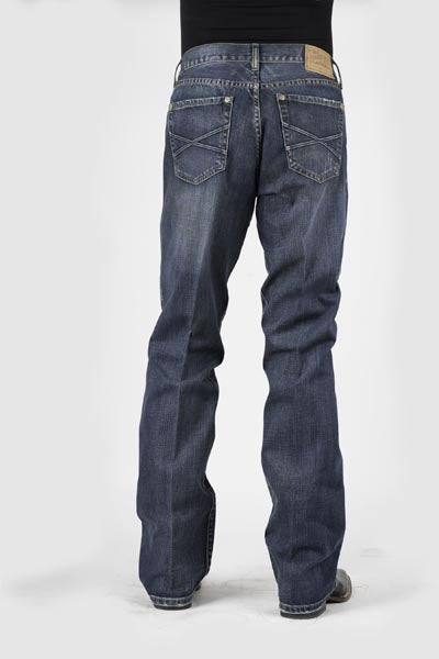 Stetson Mens 1312 Fit X Deco Stitch Pockets Lower Rise Jeans