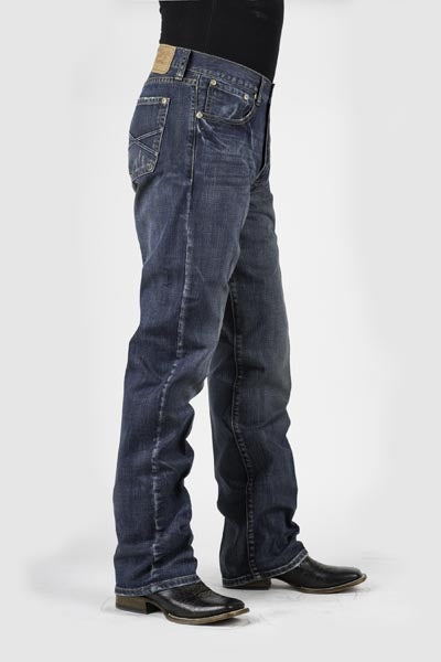 Stetson Mens 1312 Fit X Deco Stitch Pockets Lower Rise Jeans