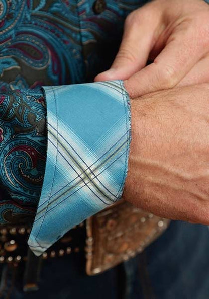 Stetson Mens Fall II Durango Paisley Long Sleeve Button Shirt