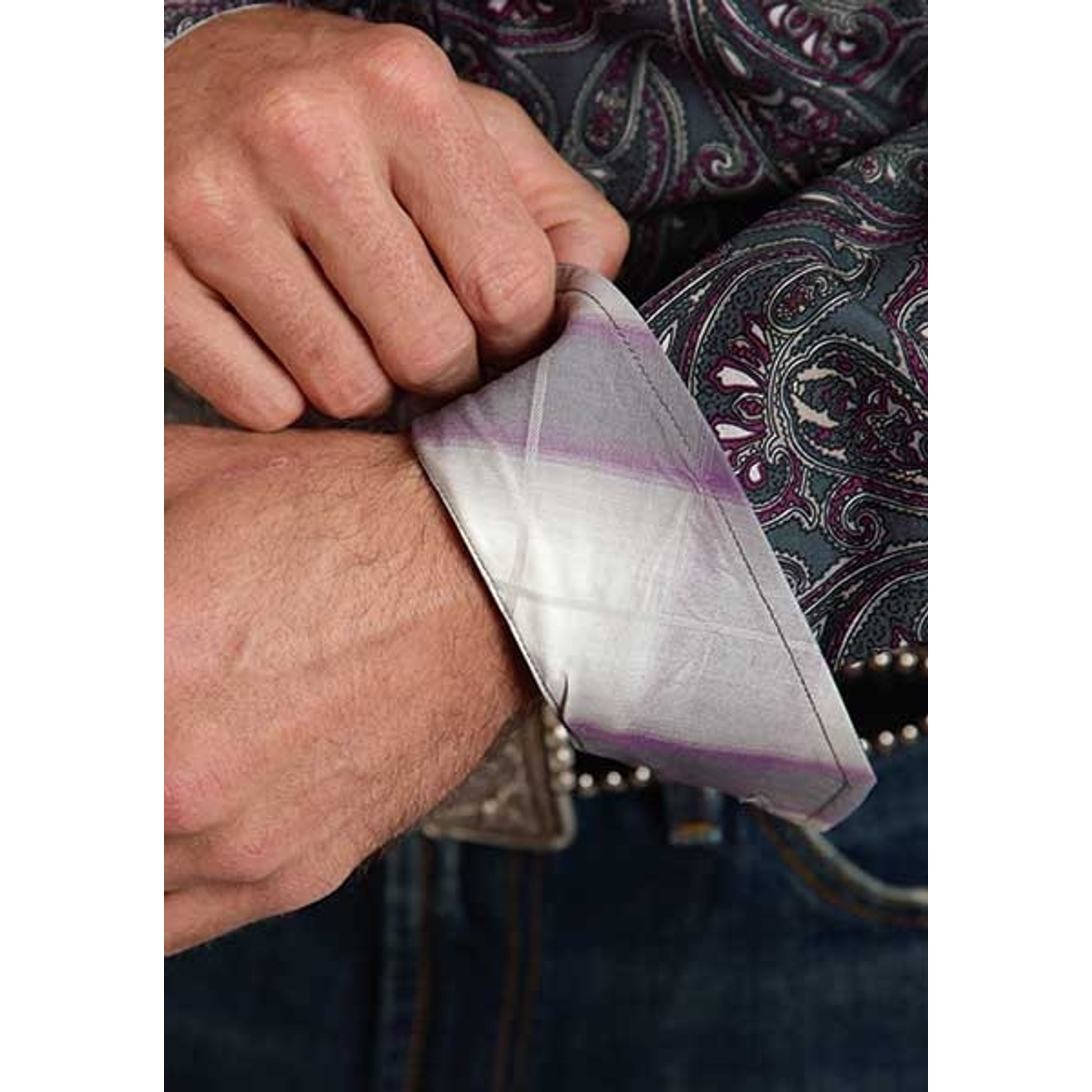Stetson Mens Fall III Romance Paisley Print Long Sleeve Button Shirt