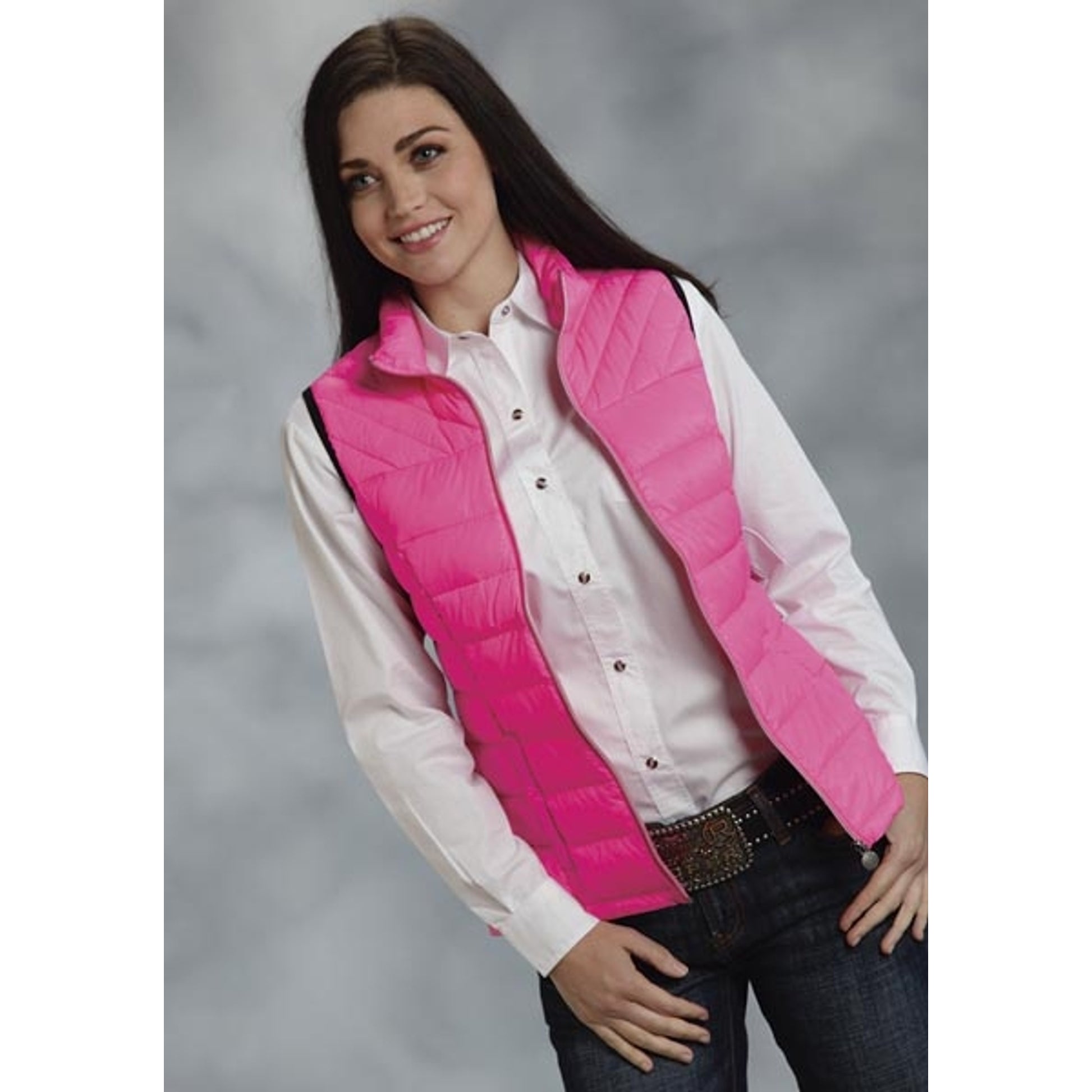 Roper Ladies Parachute Crushable Vest - Pink