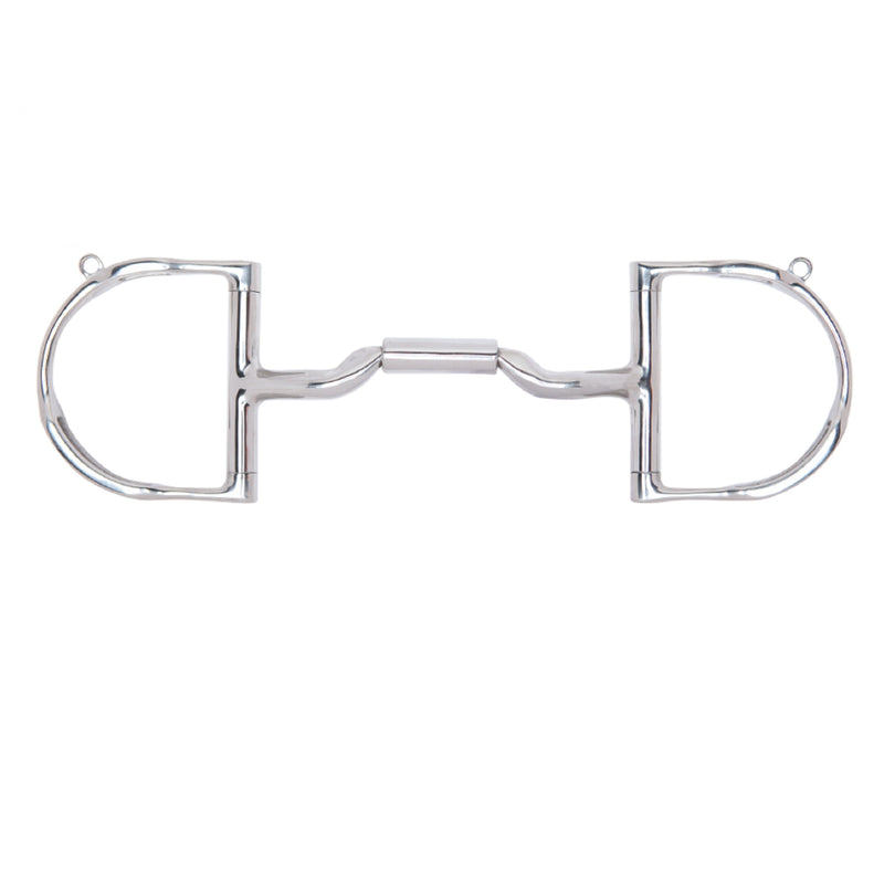 Myler Level 2-3 Medium English Mullen Low Port Barrel Dee With Hooks