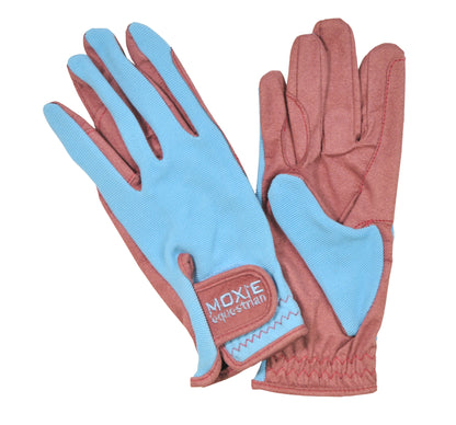 Moxie 2-Tone Comfort-Fit Ladies Riding Gloves