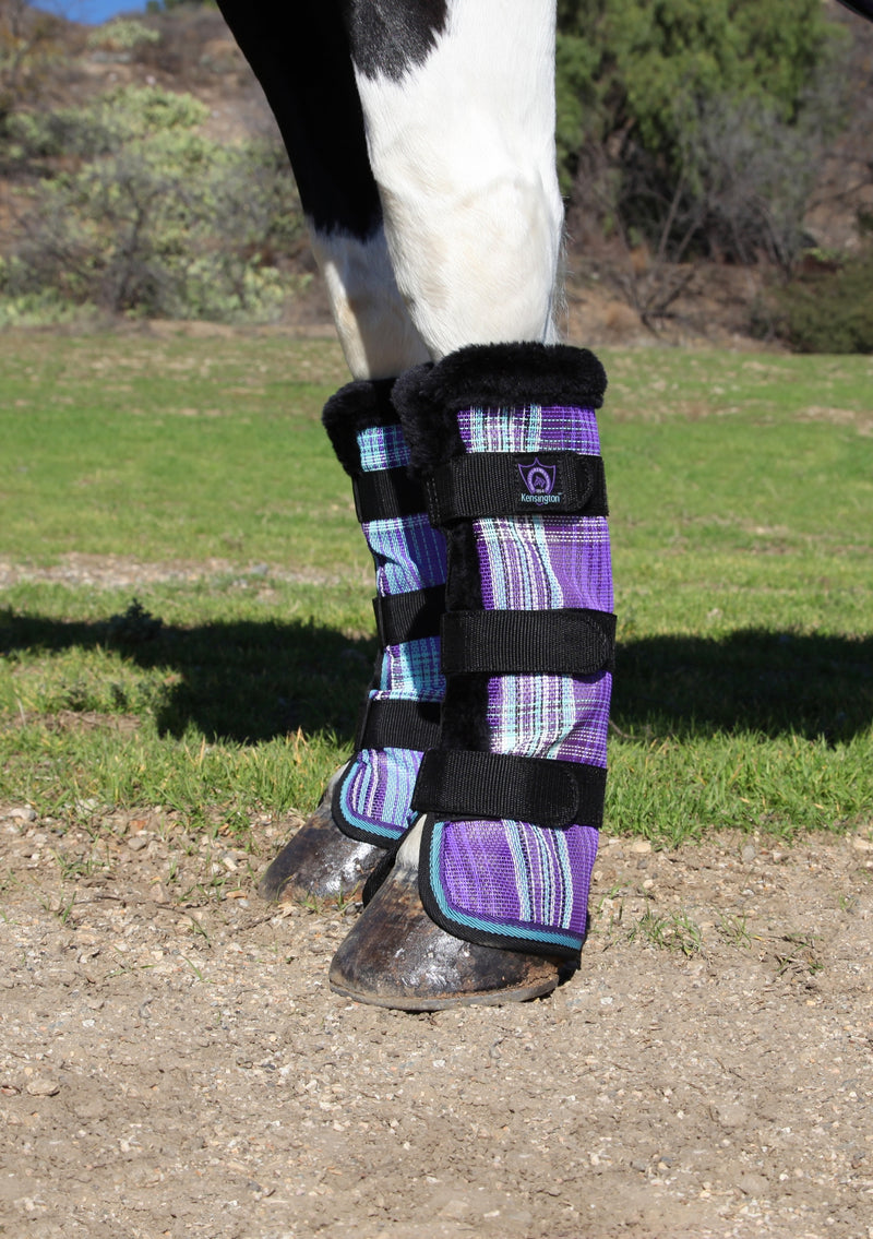 Kensington Non-Collapsing Fly Boots - Lavender Mint