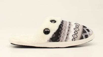 Blazin Roxx Ladies Zig Zag Bling Slide Slippers