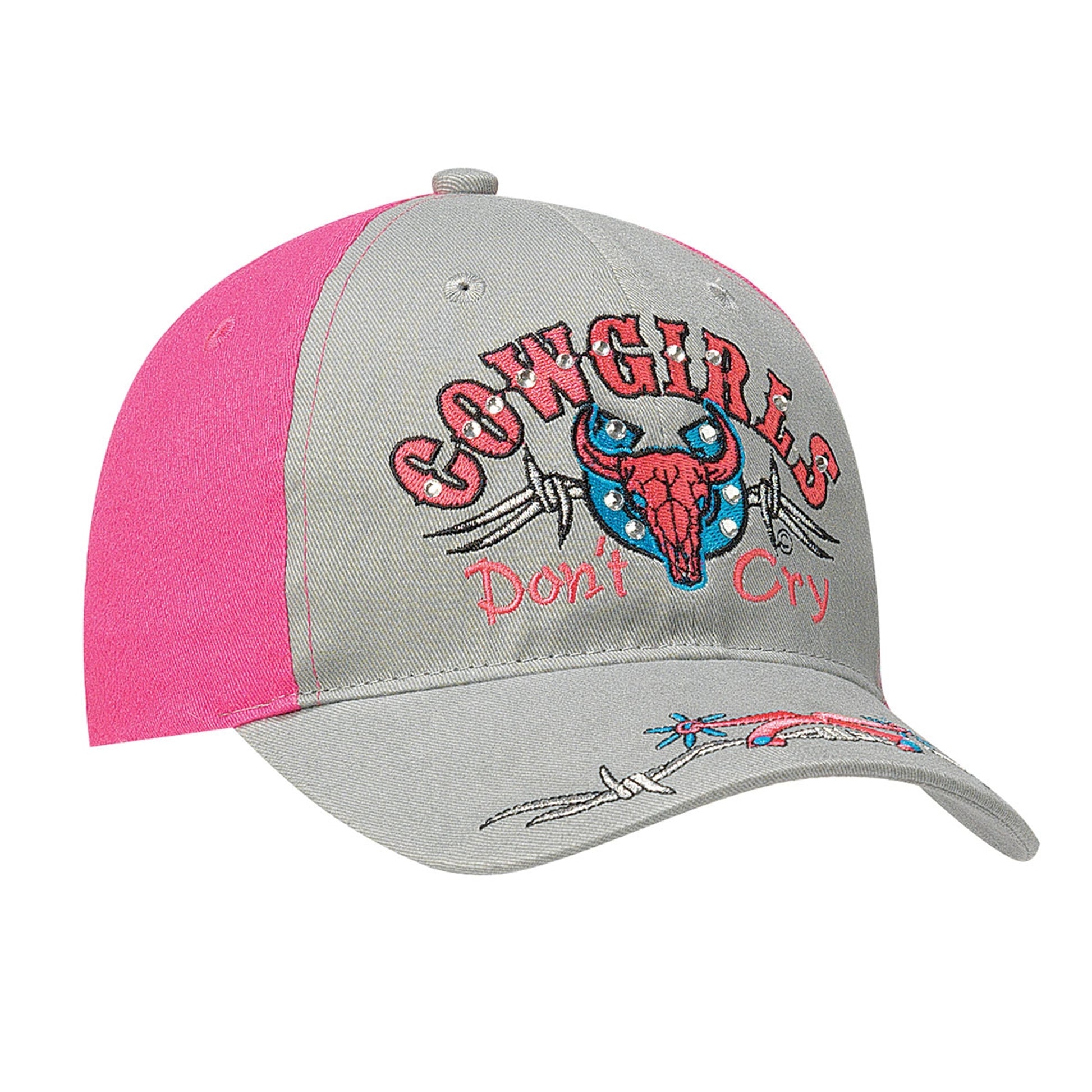 Blazin Roxx Youth Velcro Cowgirls DonT Cry Cap