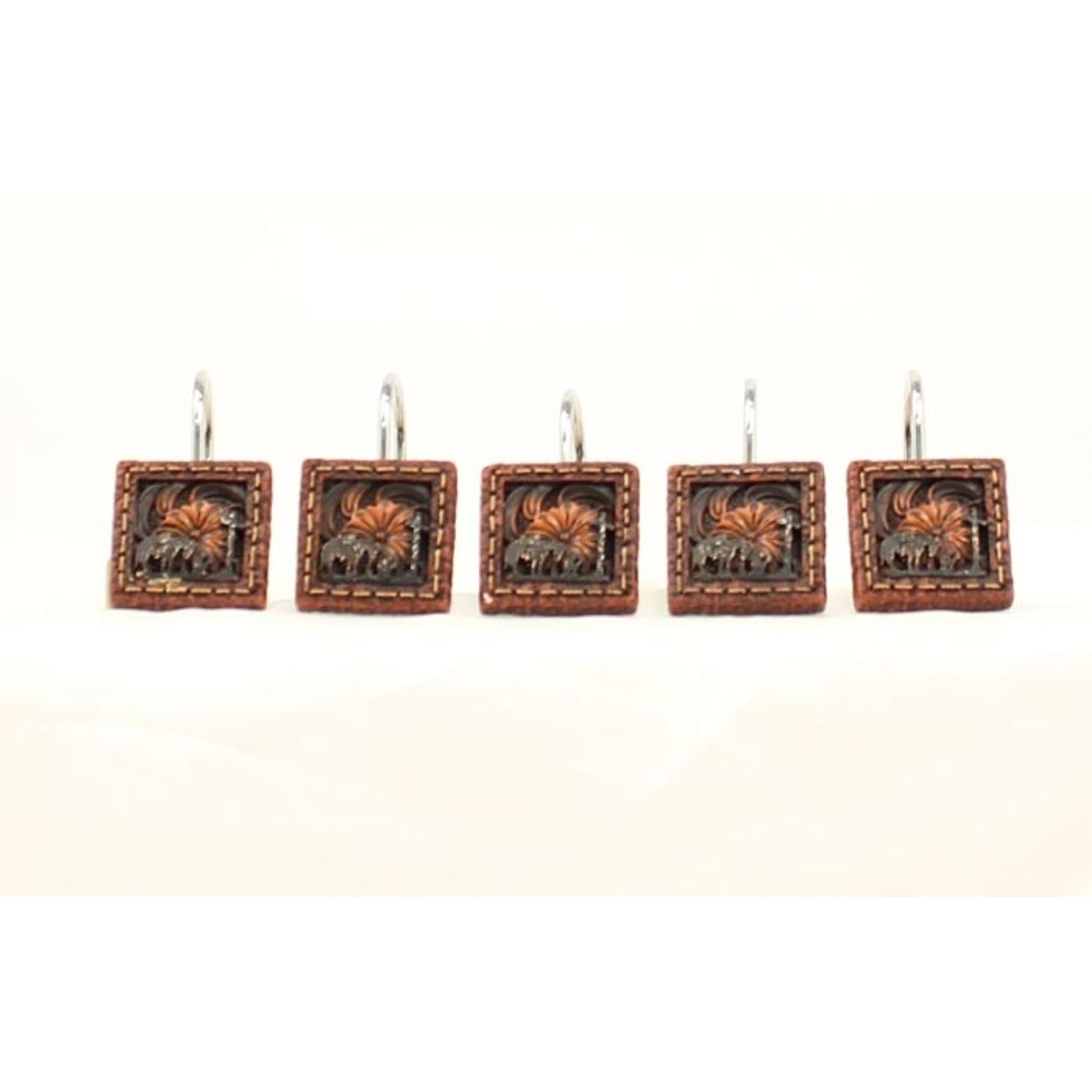 Western Moments Cowboy Prayer Shower Curtain Hooks