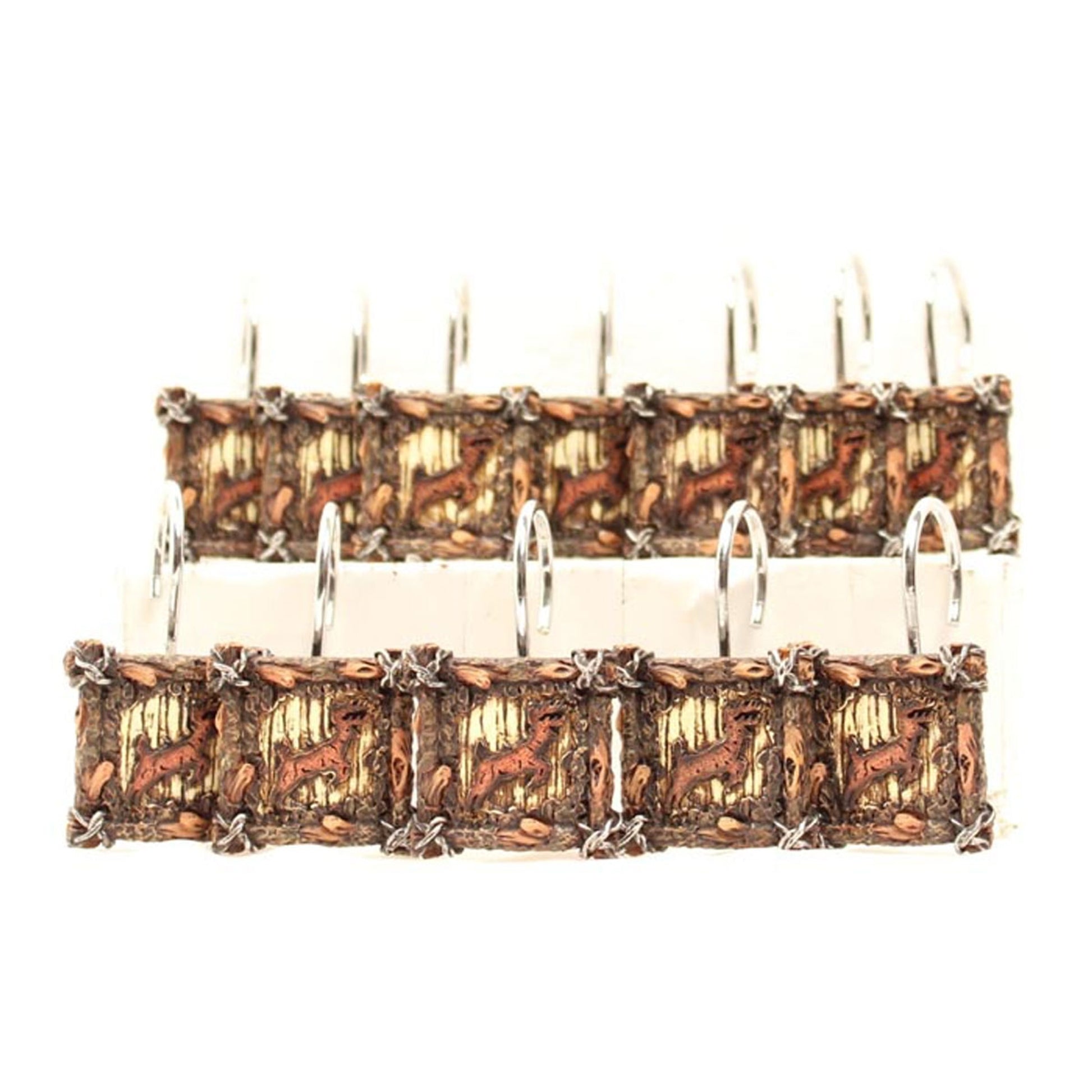 Western Moments Deer Shower Curtain Hook Set