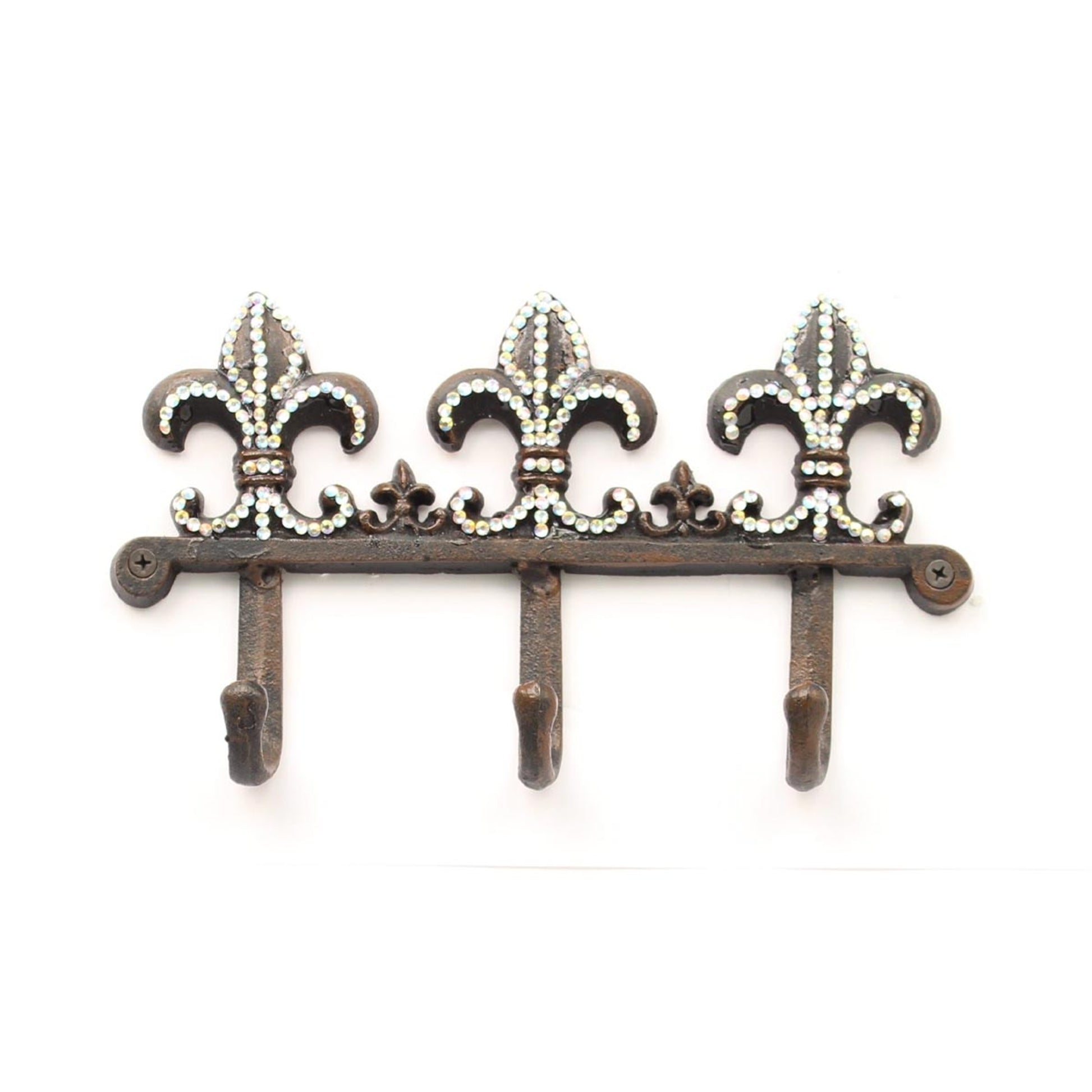 Western Moments Fleur With Crystal Triple Hook