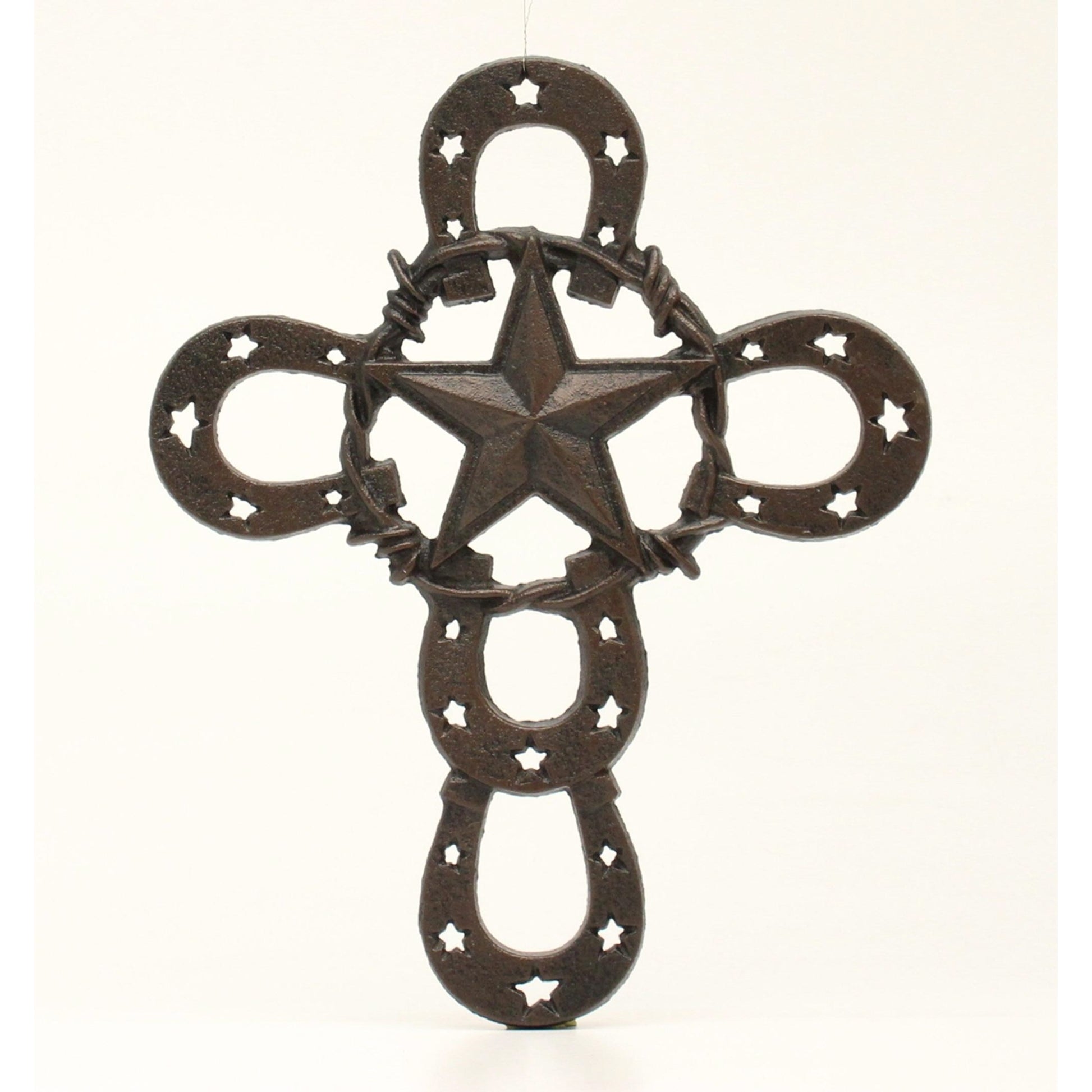 Western Moments Wall Horseshoe Star Cross