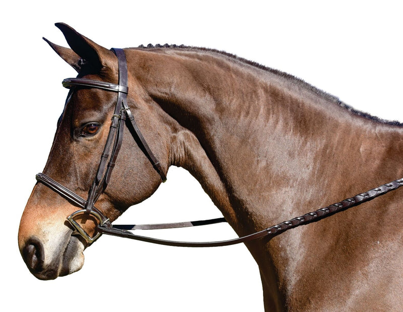 Flex Rider Fancy Stitched Raised Snaffle Bridle
