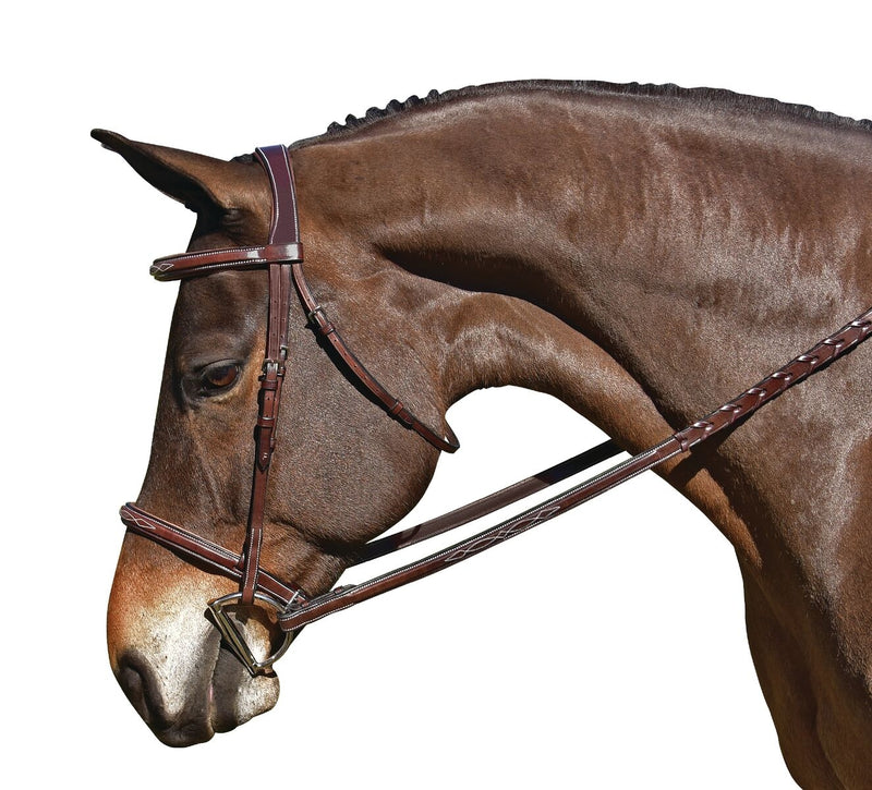 M. Toulouse Platinum Liza/Camden Snaffle Hunter Bridle