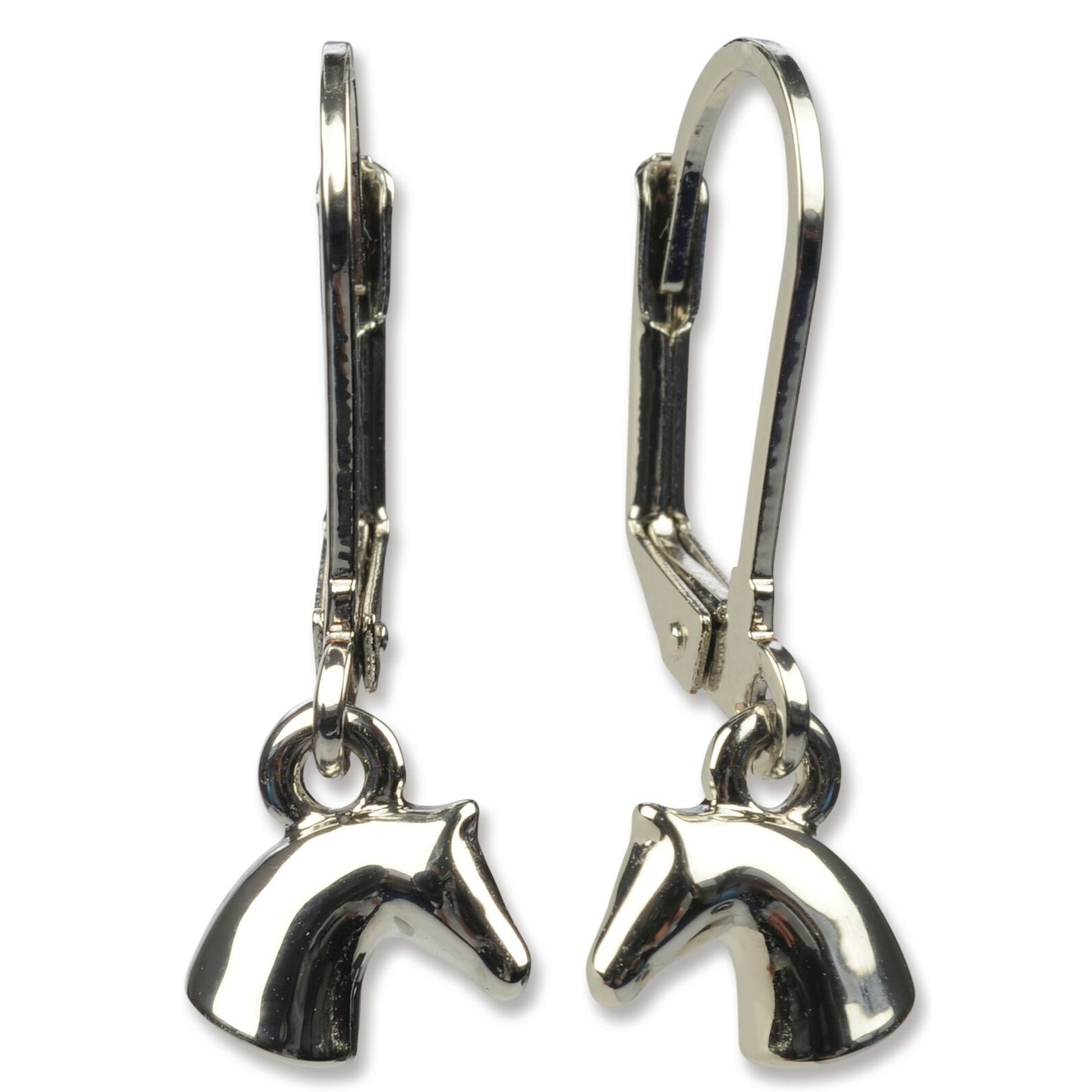 Kelley 3D Horse Head Earrings in Tin Gift Box