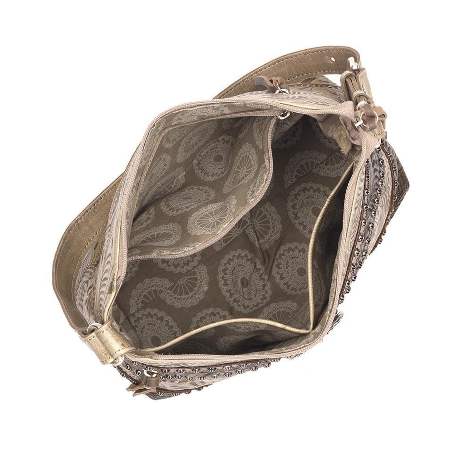 American West Saddle Ridge Zip Top Shoulder Bag