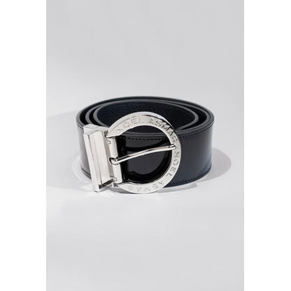 NOEL ASMAR Ladies Signature Leather Belt with Chrome Accents