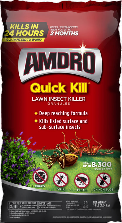 Amdro Quick Kill Lawn Insect Killer Granules