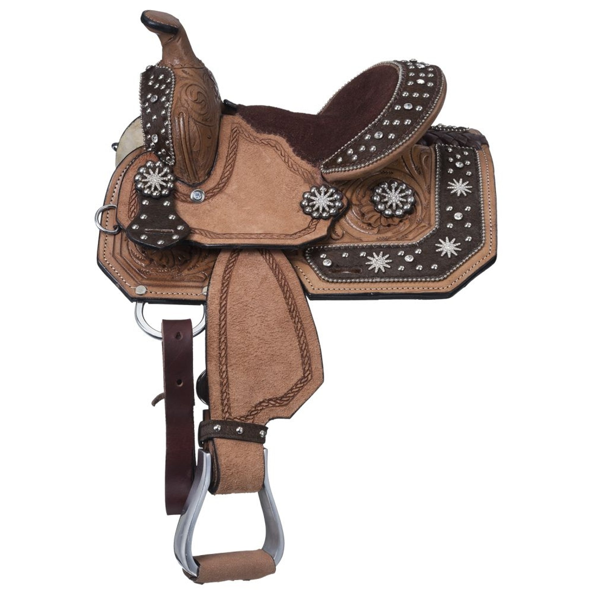 Silver Royal High Noon Miniature Barrel Saddle