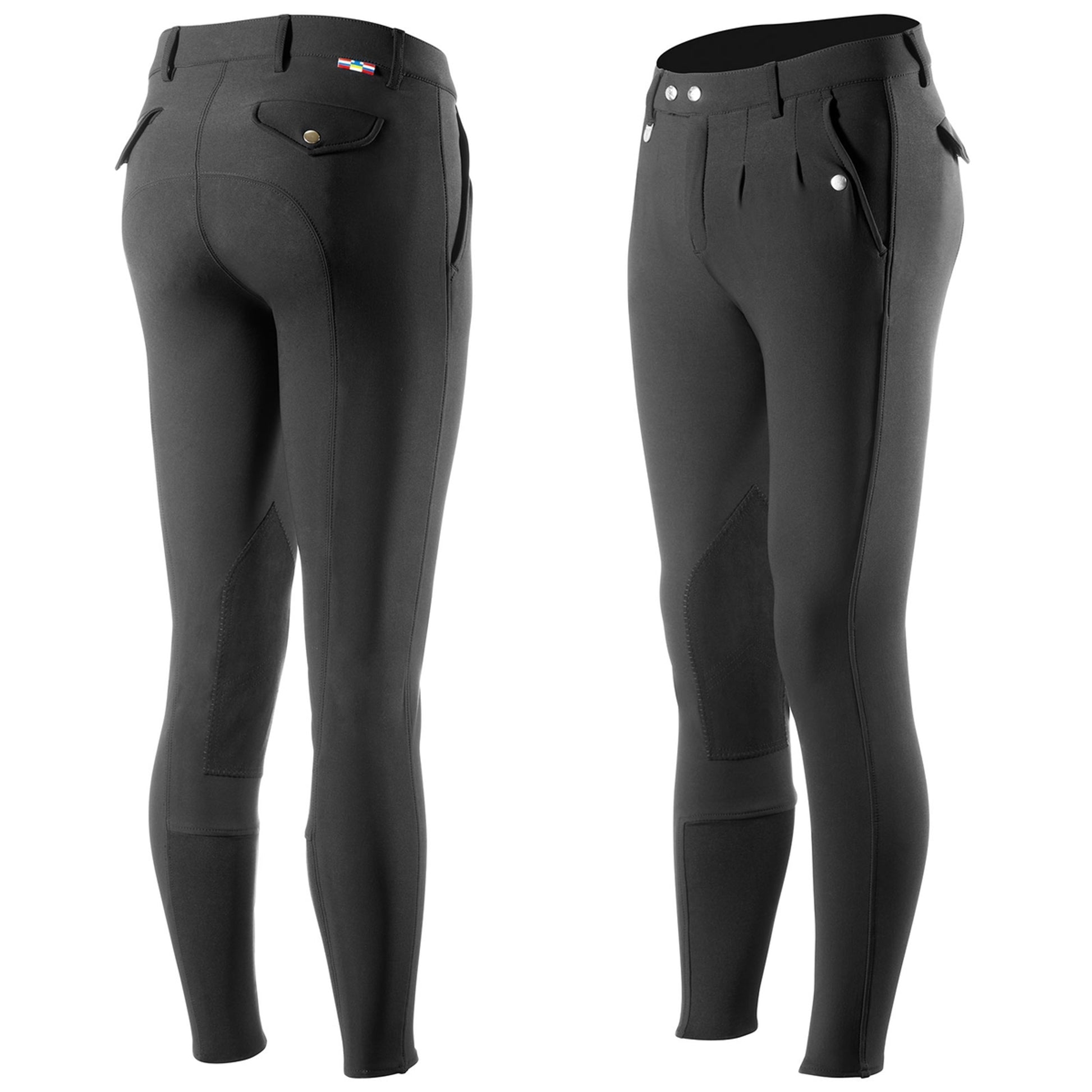 Horze Grand Prix Men's Leather Knee-Patch Breeches